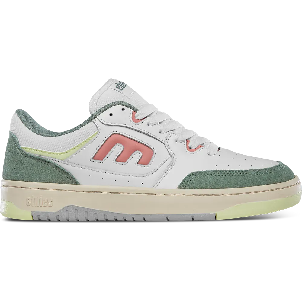 etnies-loot-chaussures-skate-vert-blanc-jaune image 1