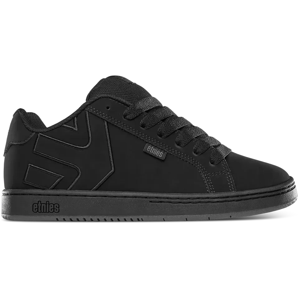 etnies-fader-chaussures-skate-noir-brut-su-de image 1