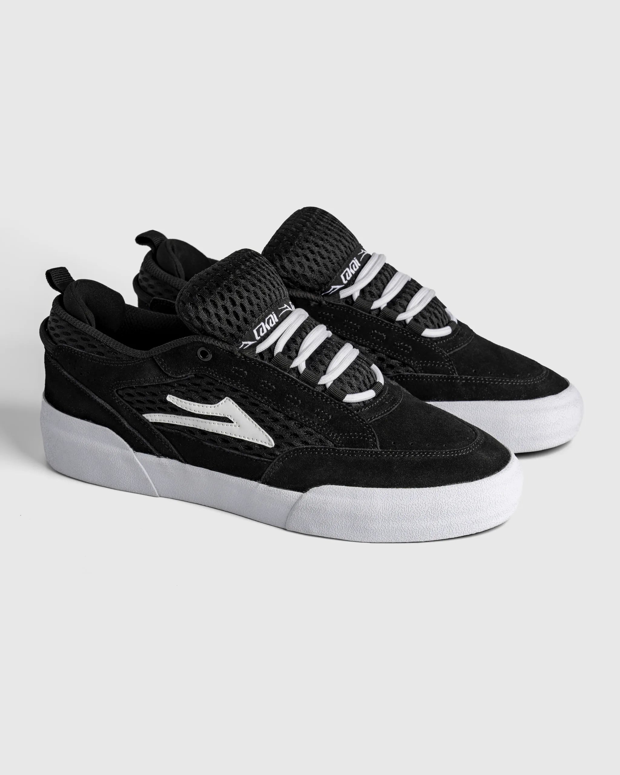 lakai-aran-chaussures-skate-black-suede-white image 2
