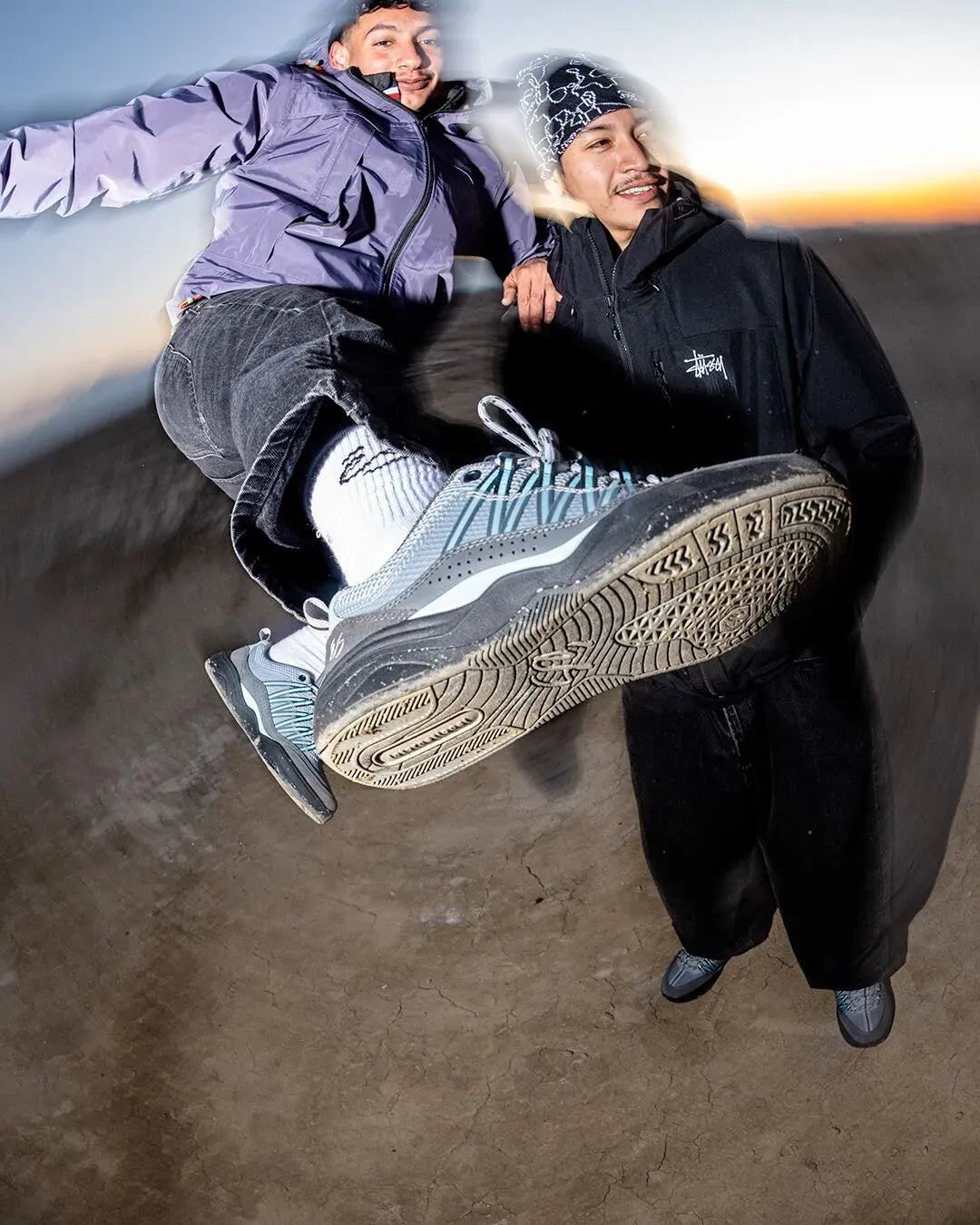 s-imprint-chaussures-skate-grey-black-blue image 2