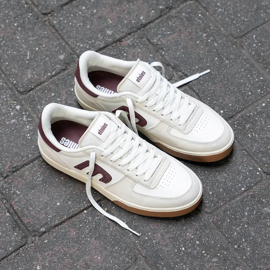 etnies-emerson-chaussures-skate-tan-blanc image 7