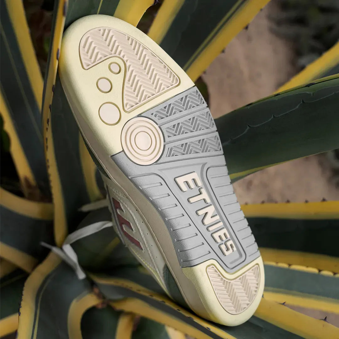etnies-loot-chaussures-skate-vert-blanc-jaune image 5