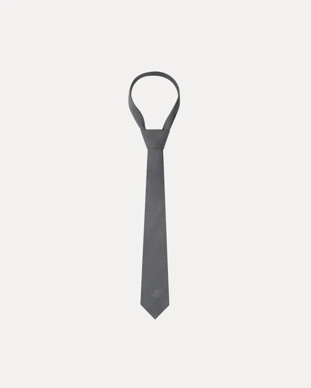 lakai-jacquard-necktie-cravate-cool-grey image 1