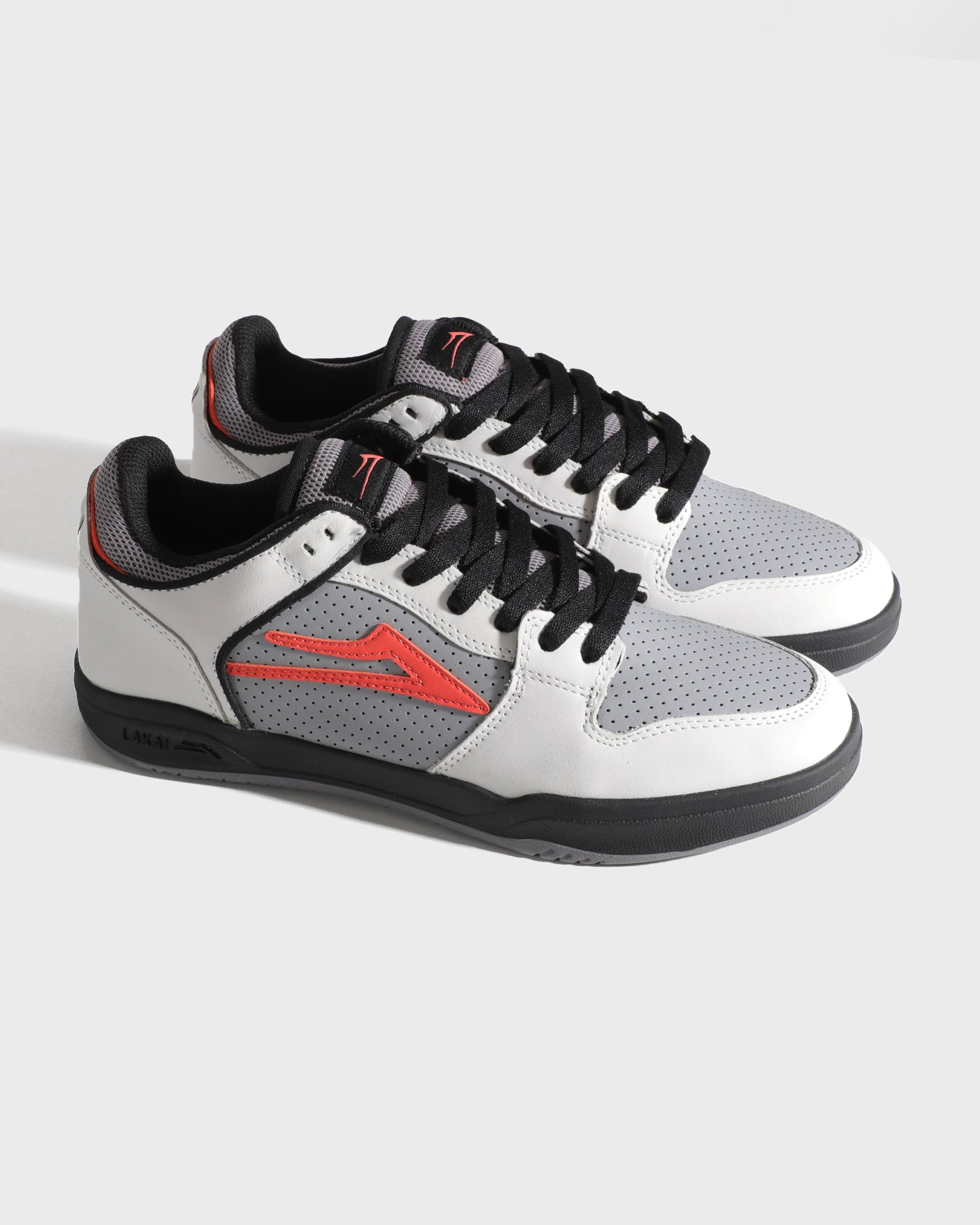 lakai-telford-low-chaussures-skate-white-dove-coral image 2