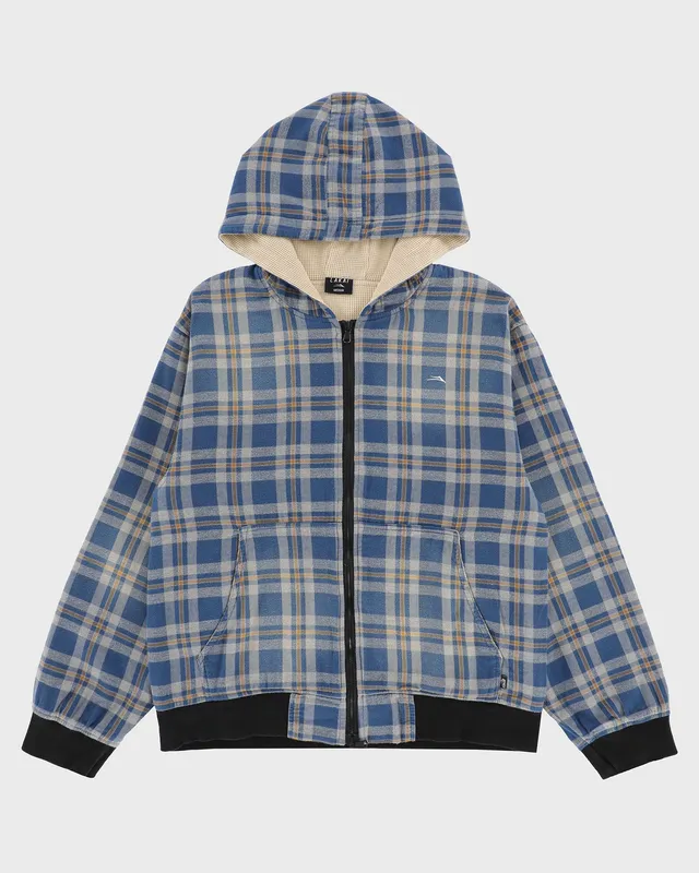 lakai-thermal-lined-plaid-zip-up image 1