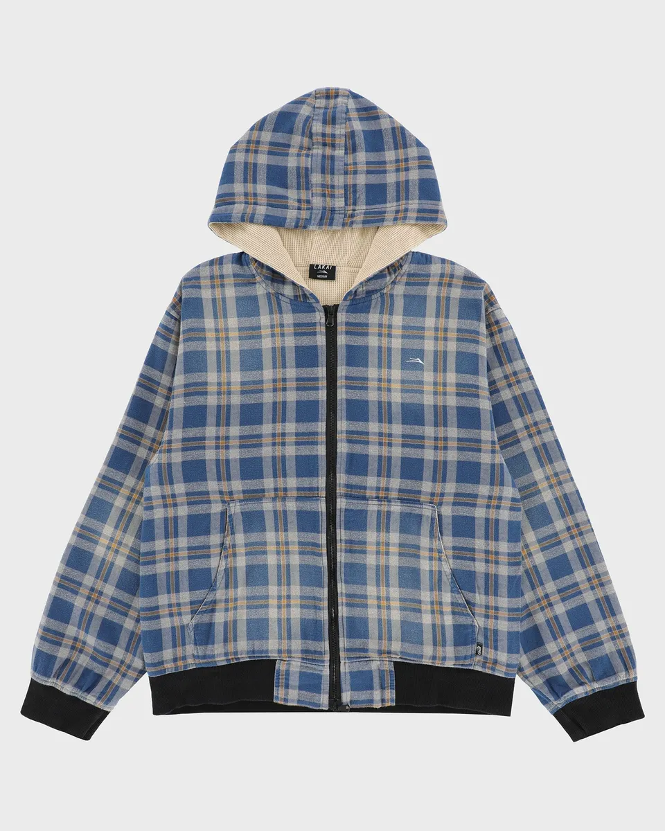 lakai-thermal-lined-plaid-zip-up image 1