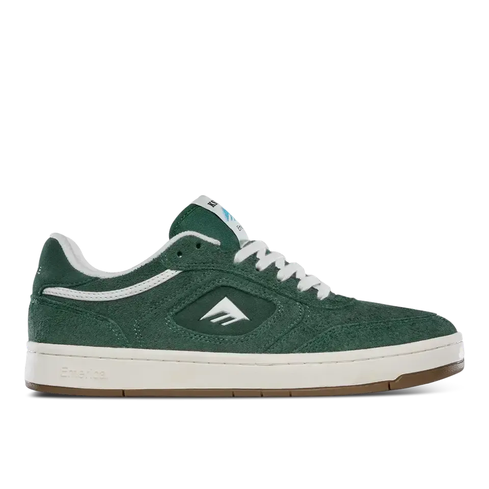 emerica-ksl-iii-chaussures-skate-hunter-green-hairy-suede image 1