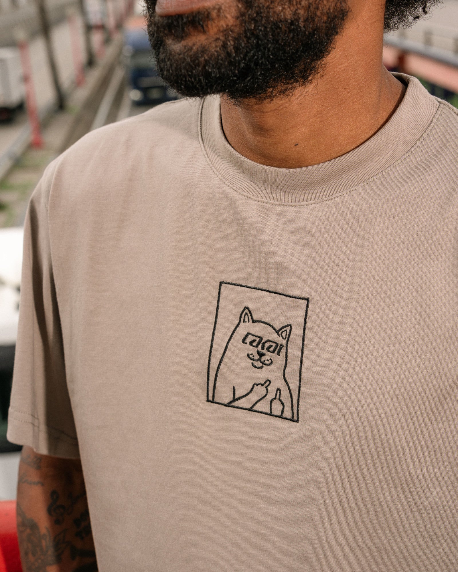 lakai-x-ripndip-lord-nerm-ss-tee-grey-t-shirt image 4