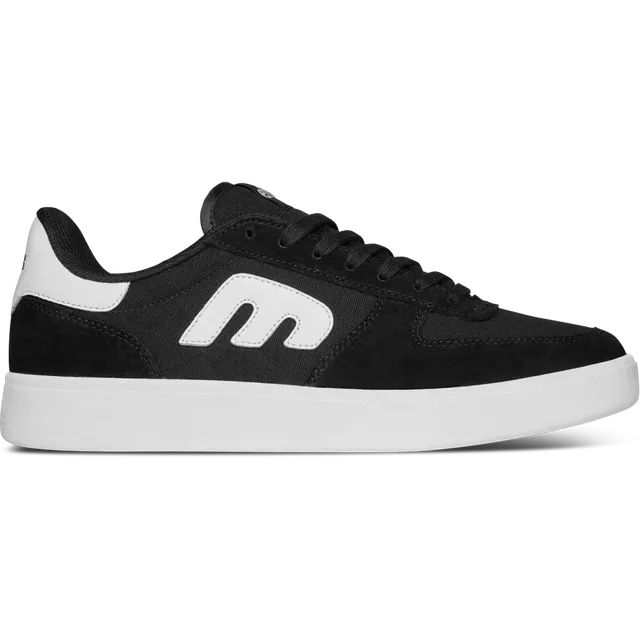 etnies-emerson-chaussures-skate-noir-blanc-su-de image 1