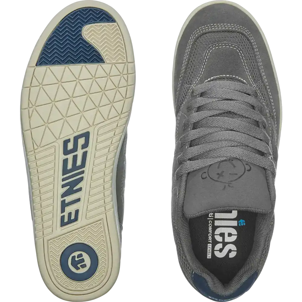 etnies-snake-chaussures-de-skate-chunky-gris-fonc-su-de-mesh image 3