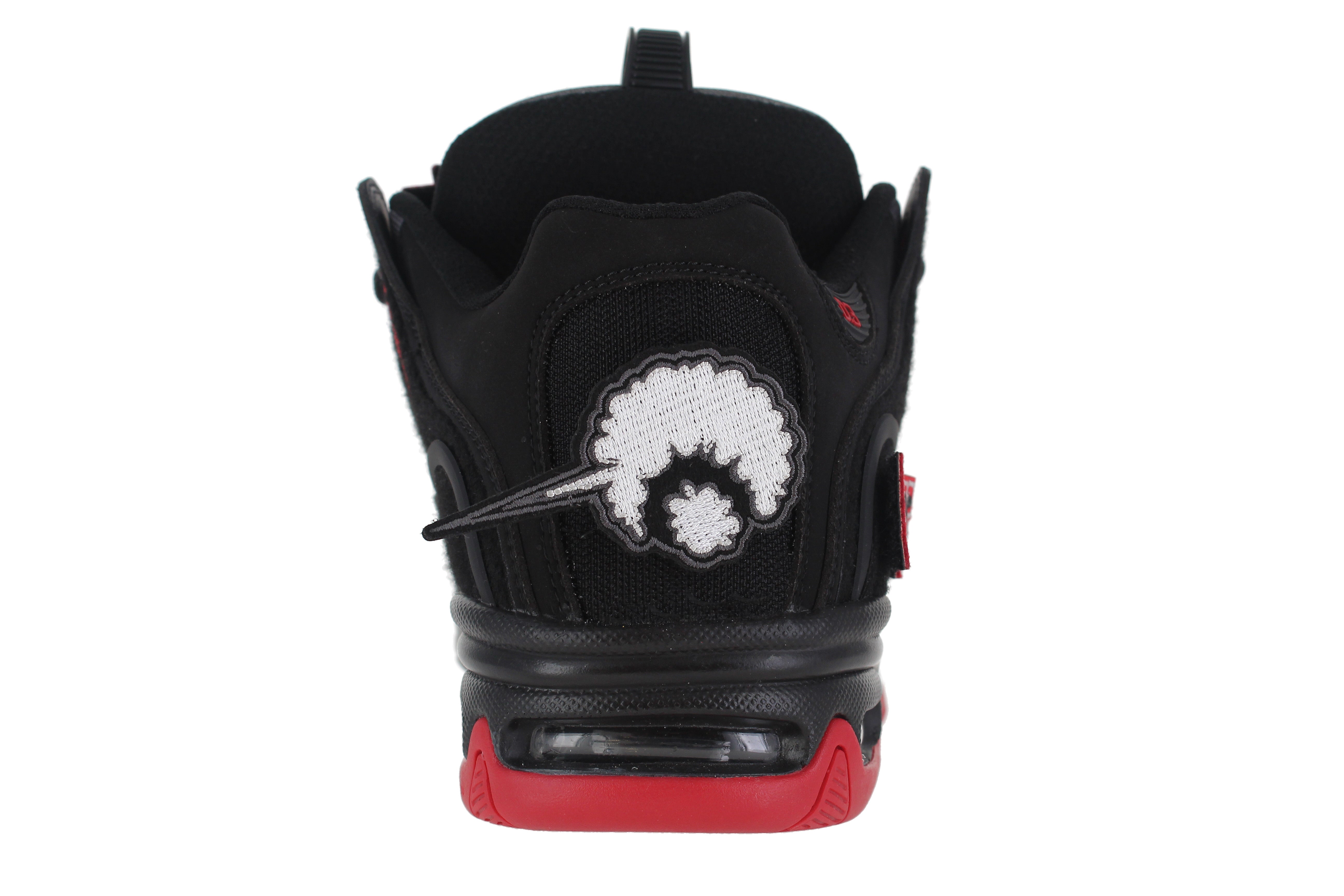 osiris-d3-2001-sneakers-skate-noir-rouge-velcro image 5