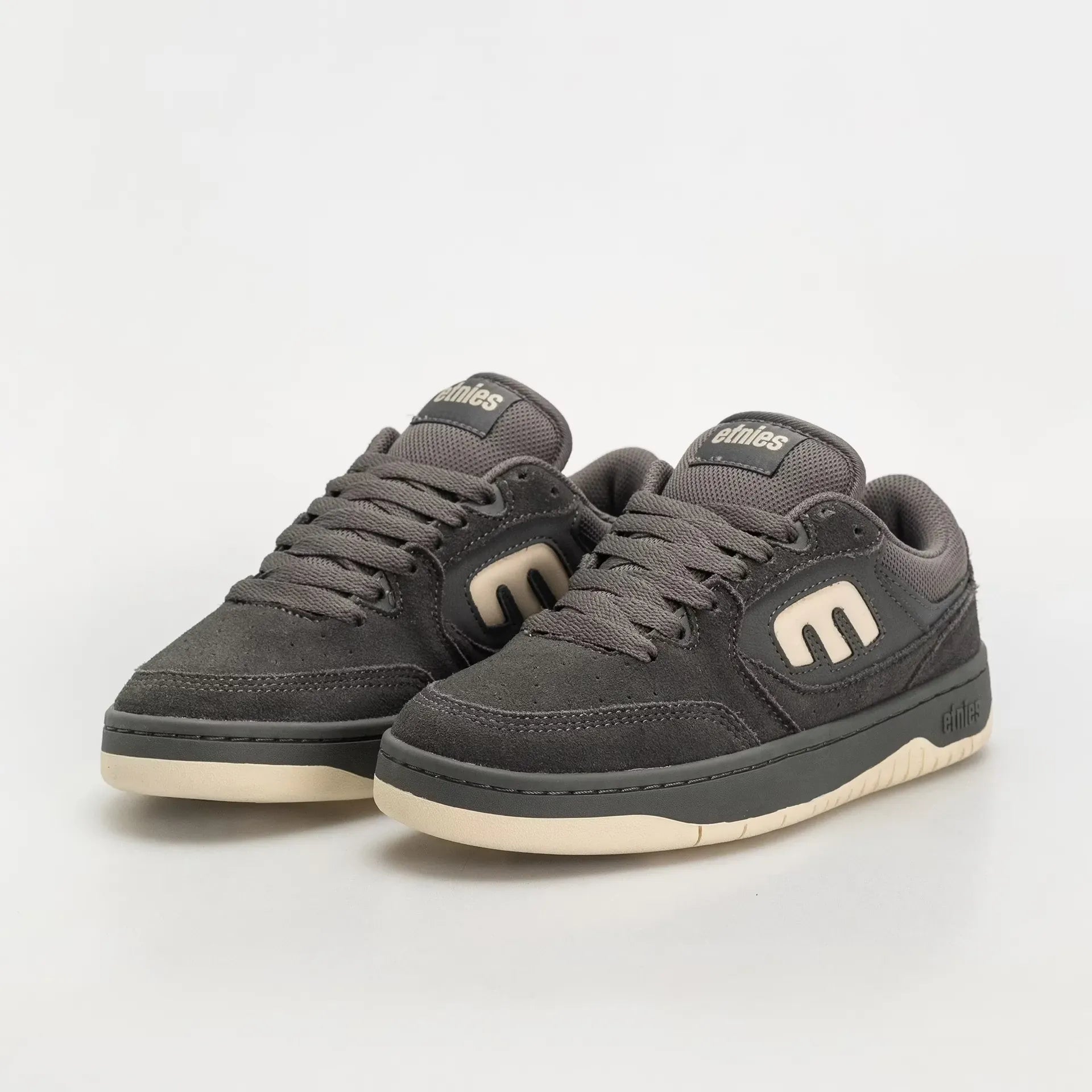 etnies-loot-chaussures-skate-gris-fonc-gris image 6