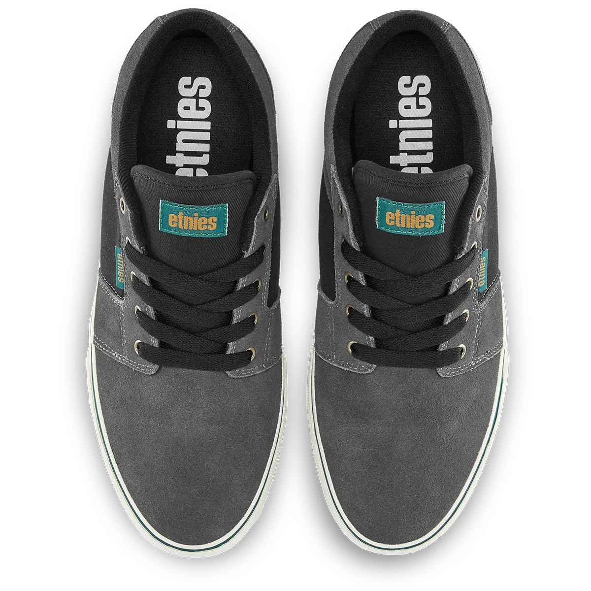 etnies-barge-ls-chaussures-skate-vulcanis-es-grey-black-slate image 2