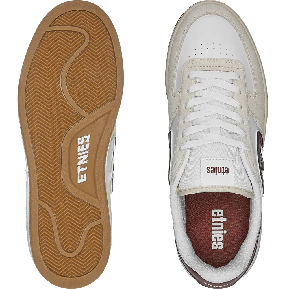etnies-emerson-chaussures-skate-tan-blanc image 3