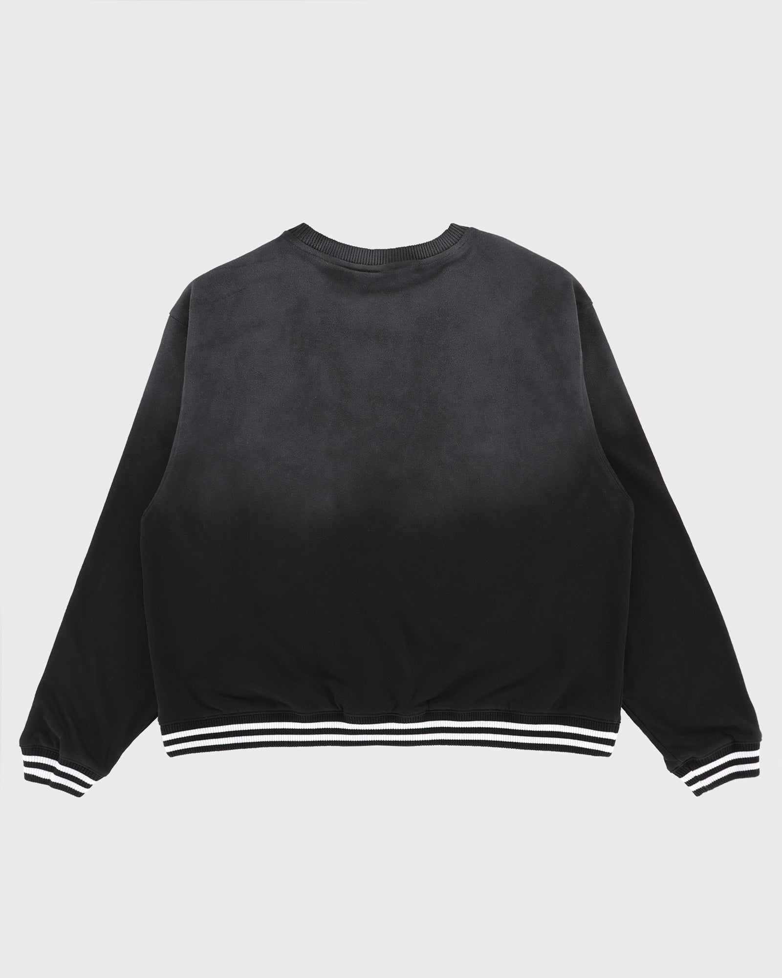 lakai-classic-oversized-sunfaded-crewneck-sweat-black image 3