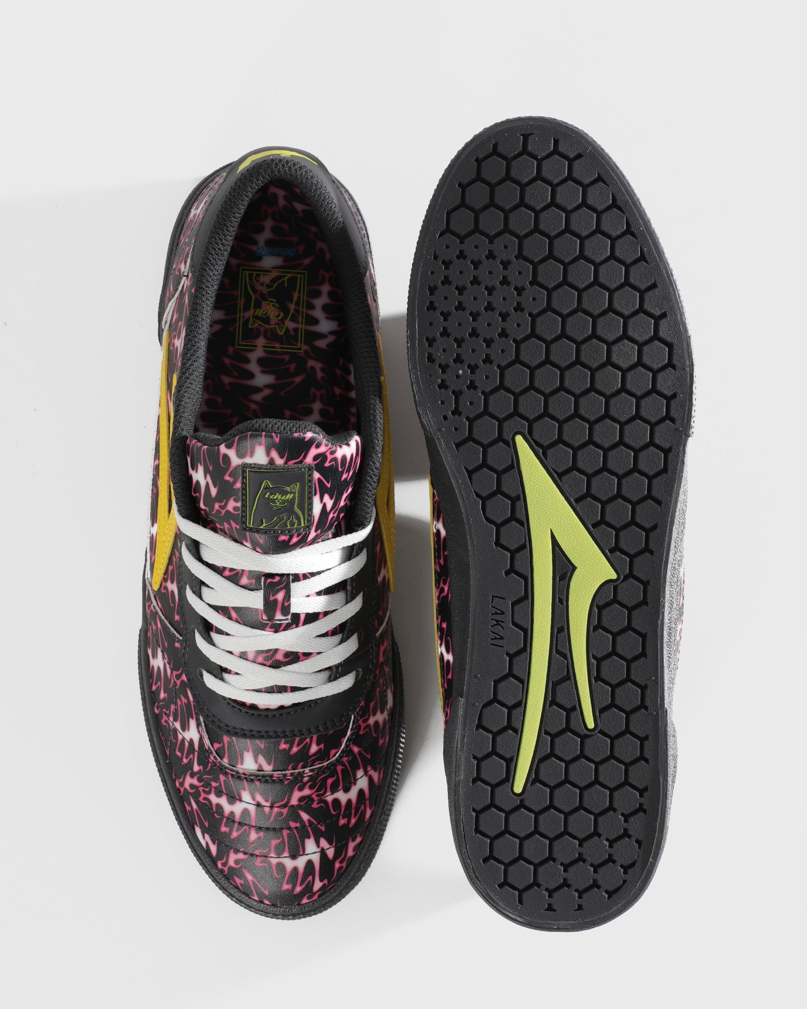 lakai-cambridge-x-ripndip-pink-flame-chaussure-skate image 3