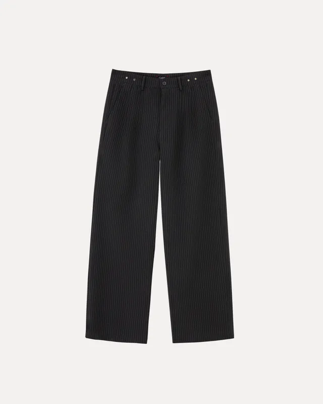 lakai-wide-leg-trousers-gris-rayures image 1