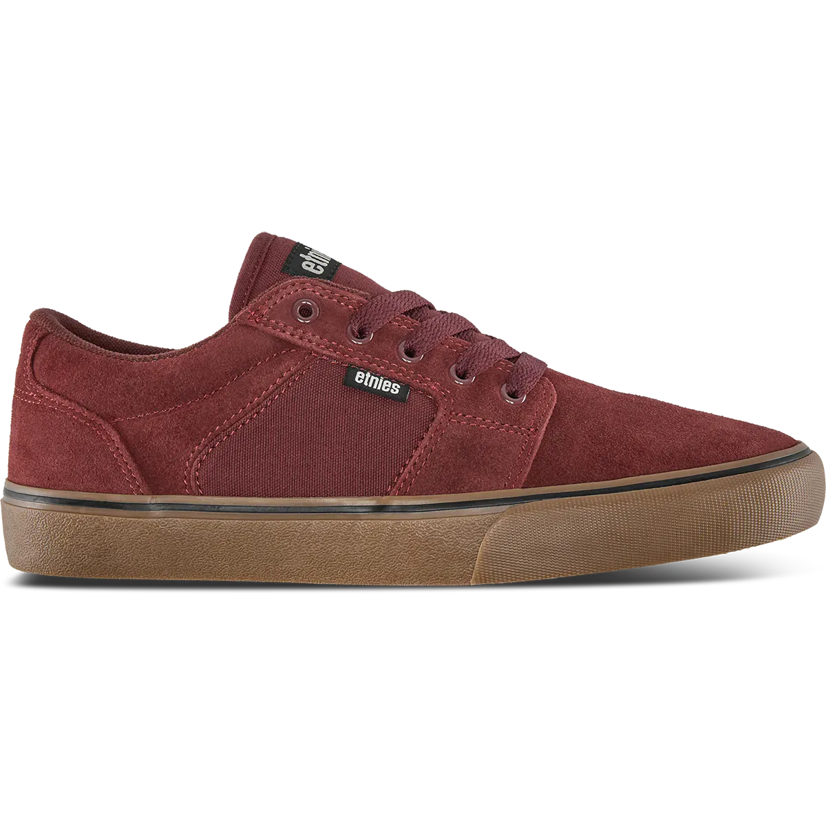 etnies-barge-ls-chaussures-skate-burgundy-gum image 1