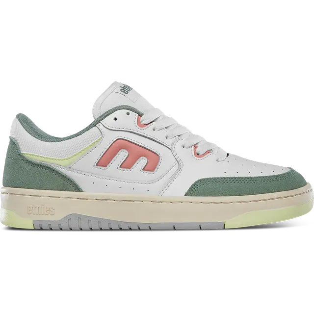 etnies-loot-chaussures-skate-vert-blanc-jaune image 1