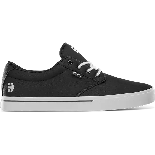etnies-jameson-2-eco-chaussures-skate-basse-noir-blanc image 1