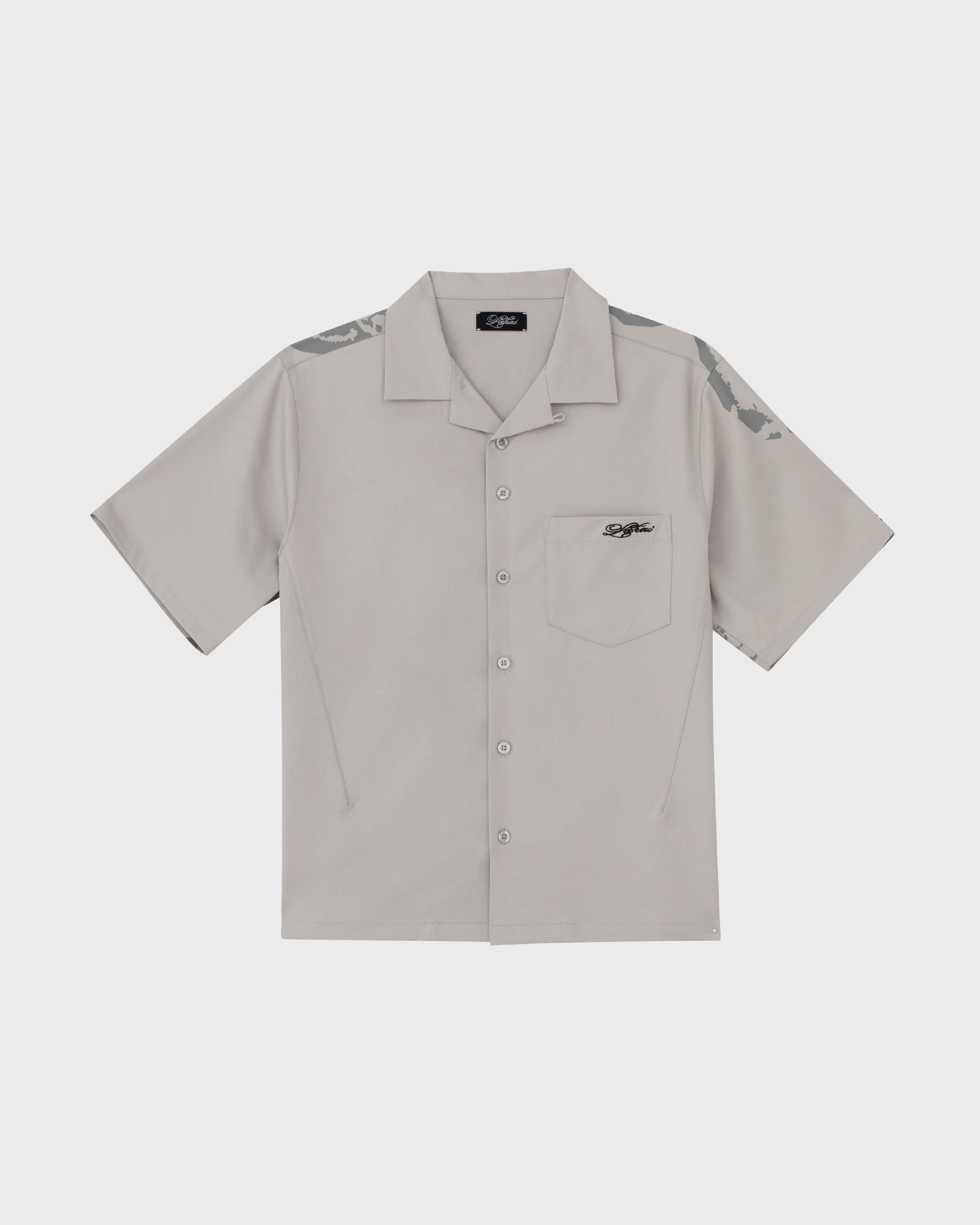 lakai-camp-collar-button-up-chemise-cool-grey image 1