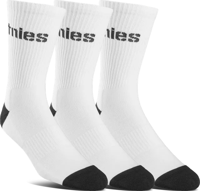 etnies-stencil-icon-sock-3-pack-chaussettes-blanches image 1