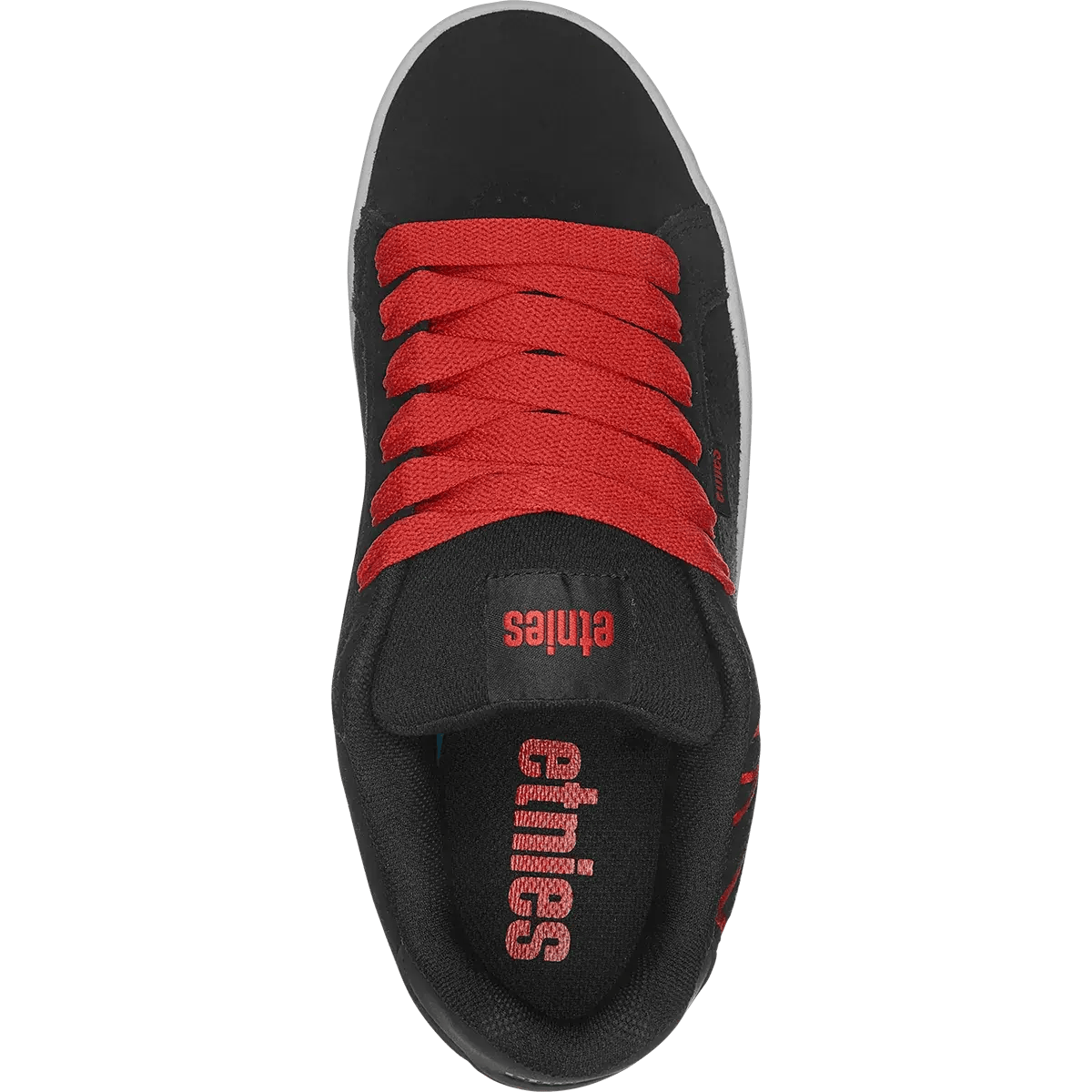 etnies-fader-chaussures-de-skate-noir-rouge image 2