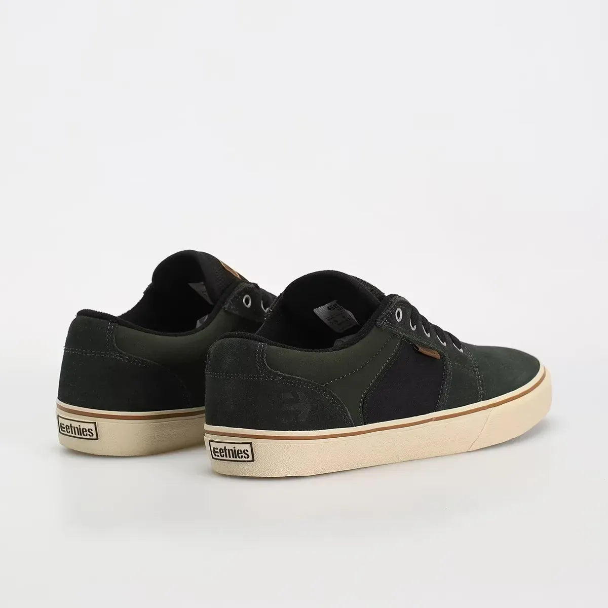 etnies-barge-ls-chaussures-skate-green-black image 8