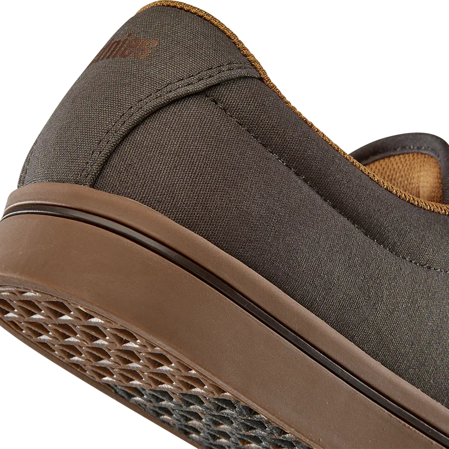 etnies-jameson-2-eco-chaussures-skate-basse-marron-beige-gomme-hemp image 4