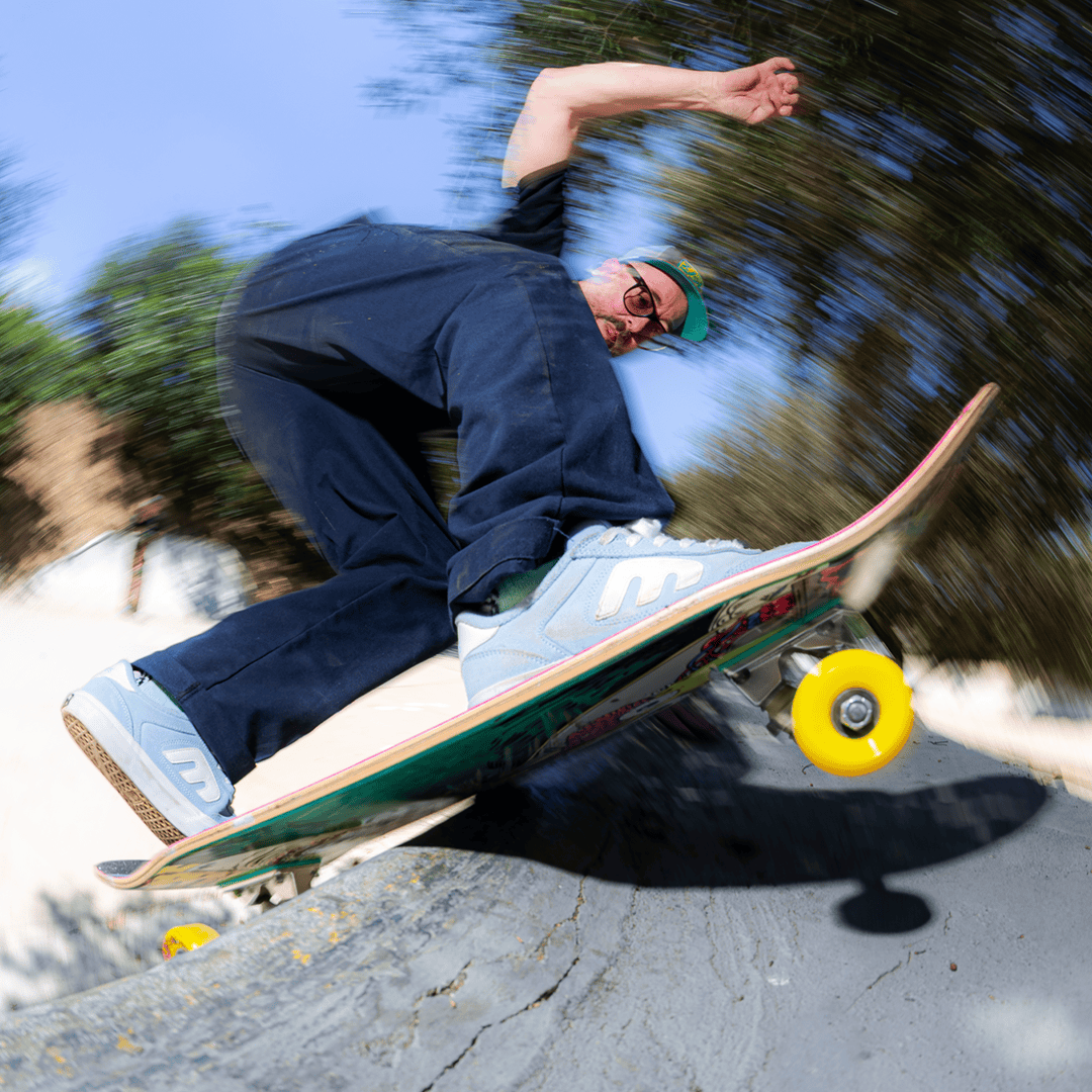 etnies-locut-vulc-x-fos-chaussures-skate-bleu-clair image 3