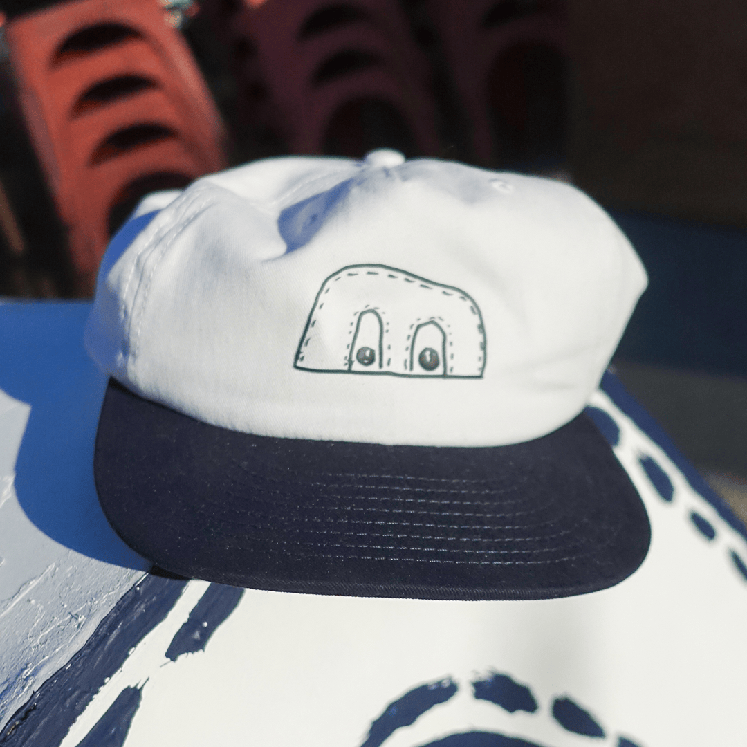 etnies-x-fos-snapback-casquette-white-navy image 3