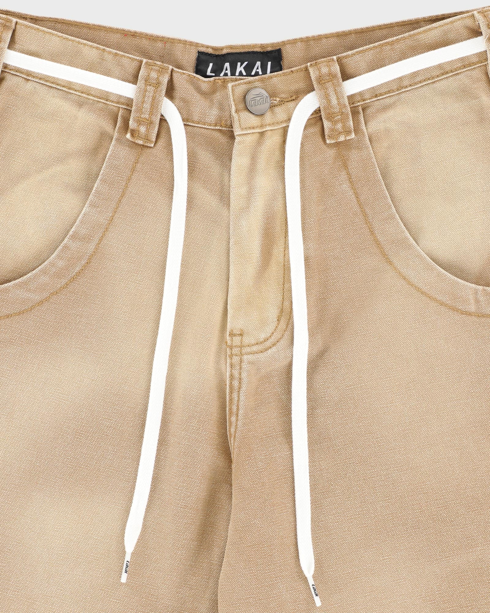 lakai-faded-wide-leg-pantalon-carpenter-khaki image 5