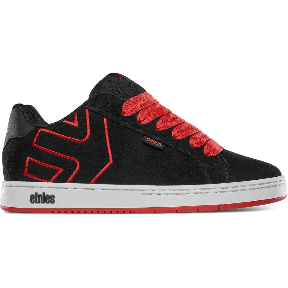 etnies-fader-chaussures-de-skate-noir-rouge image 1