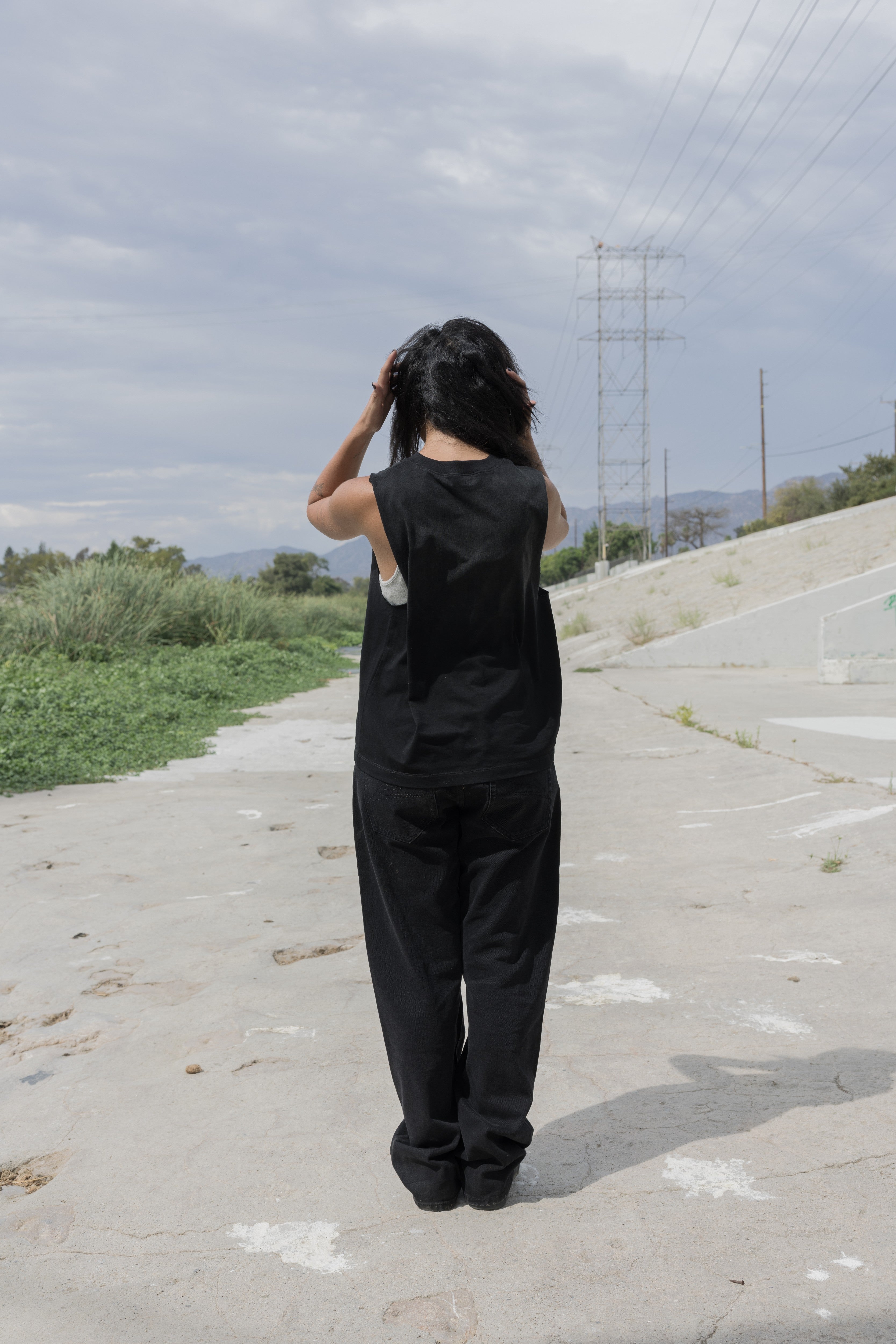lakai-flare-cutoff-tank-shirt-d-bardeur-noir-vintage image 6