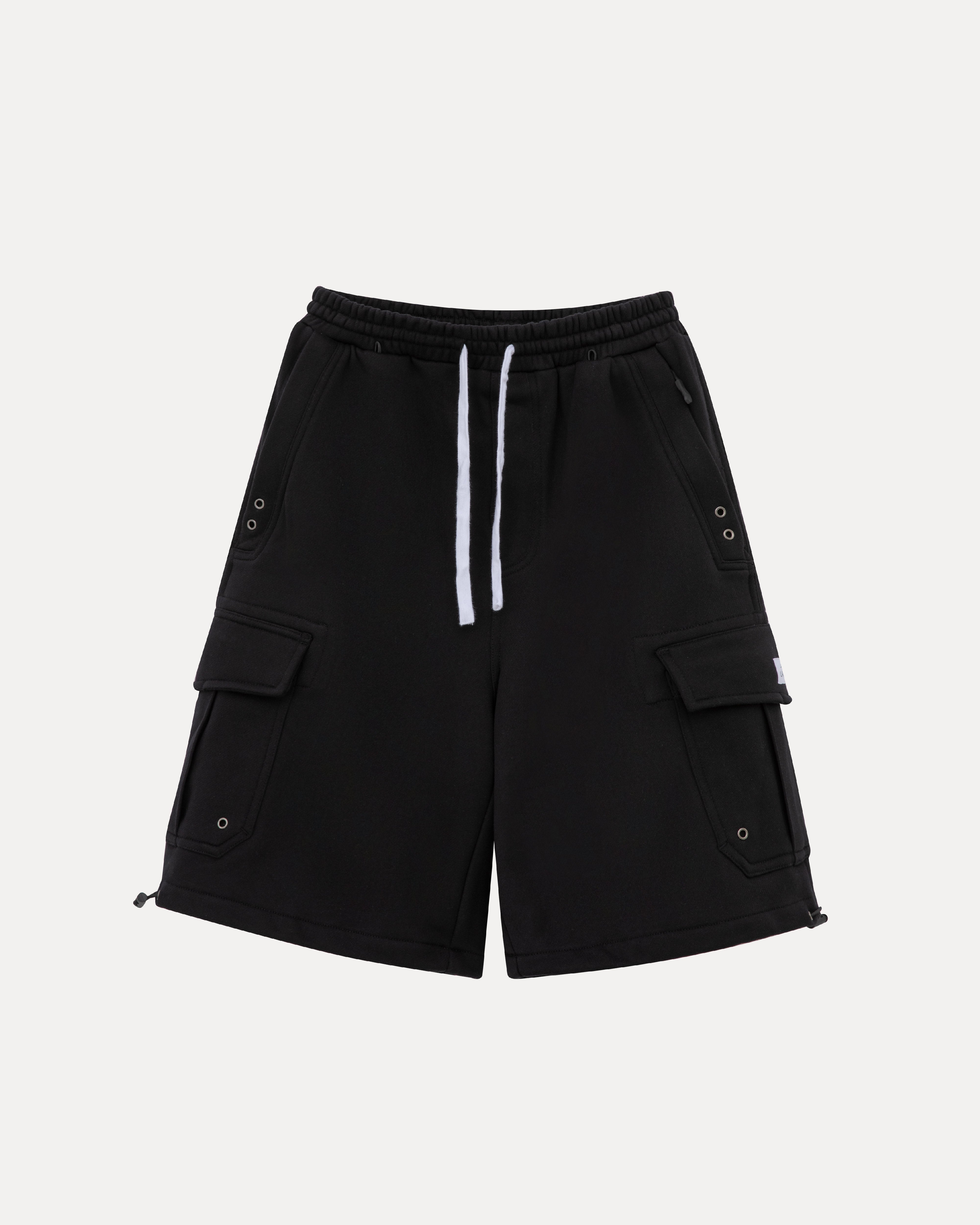 lakai-cargo-sweatshorts-short-molleton-noir image 1