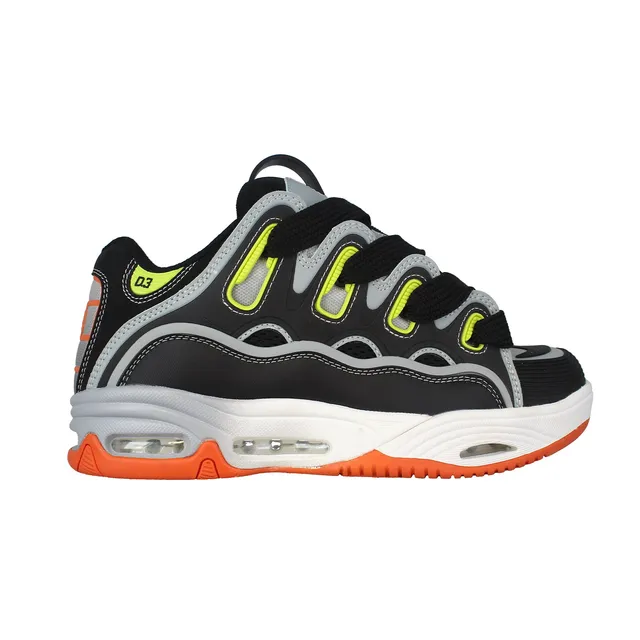 osiris-d3-2001-sneakers-skate-homme-black-grey-orange image 1