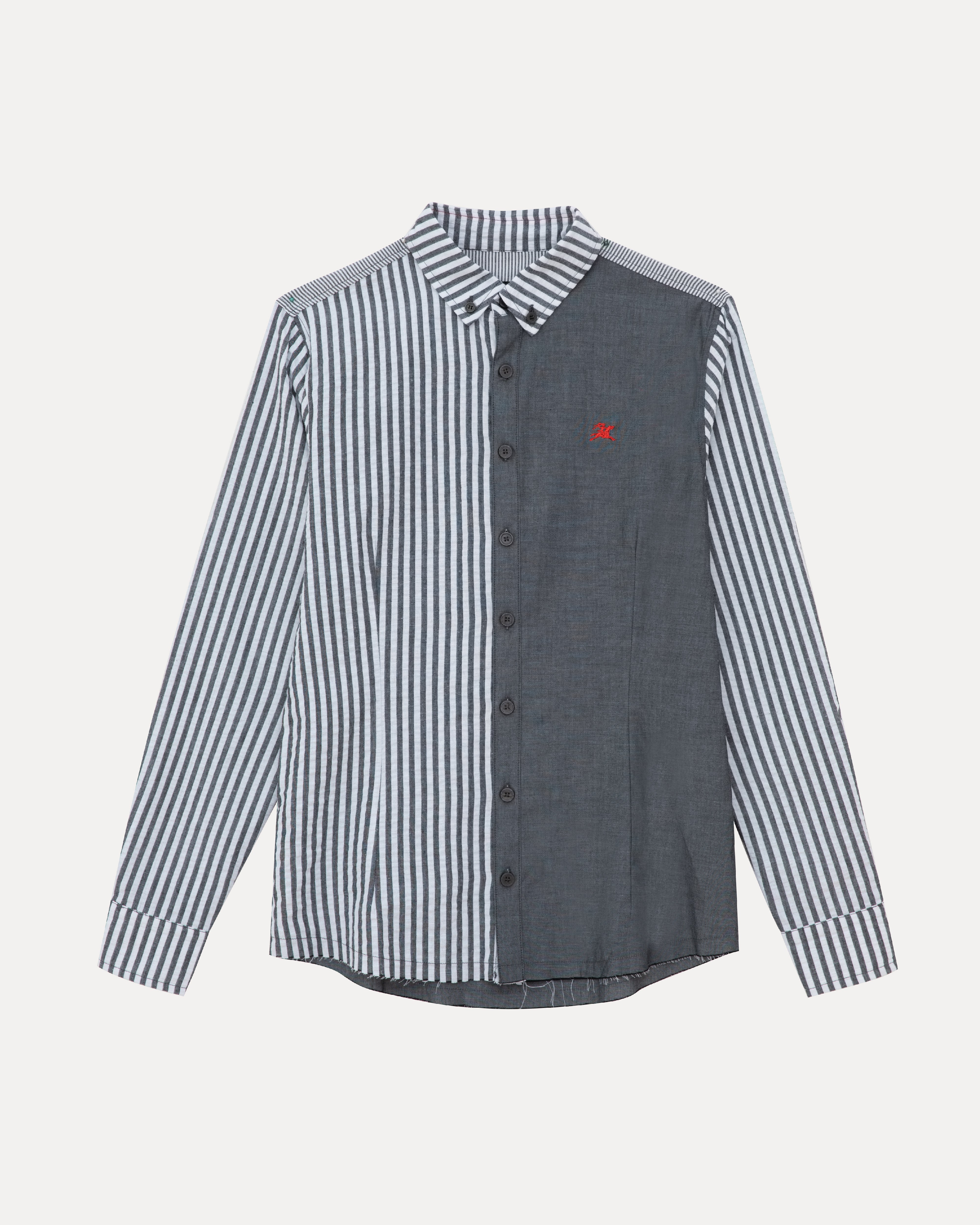 lakai-longsleeve-button-down-mixed-greys-chemise-manches-longues image 1