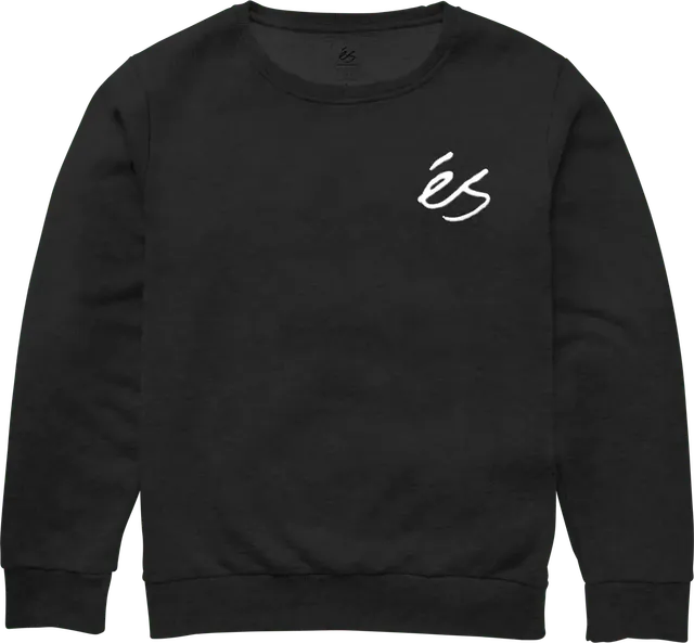 s-mini-script-crewneck-sweat-skate-noir image 1