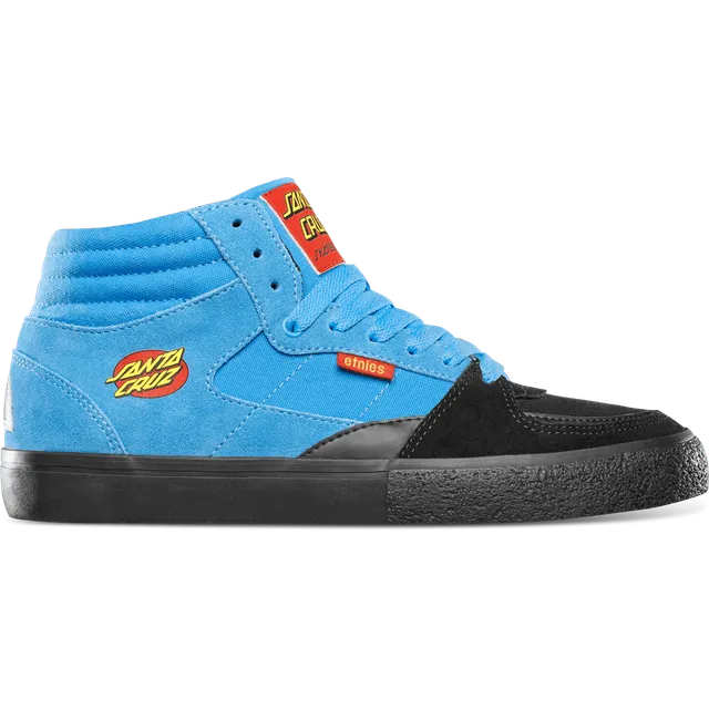 etnies-screw-mid-vulc-x-santa-cruz-chaussures-skate-noir-bleu image 1