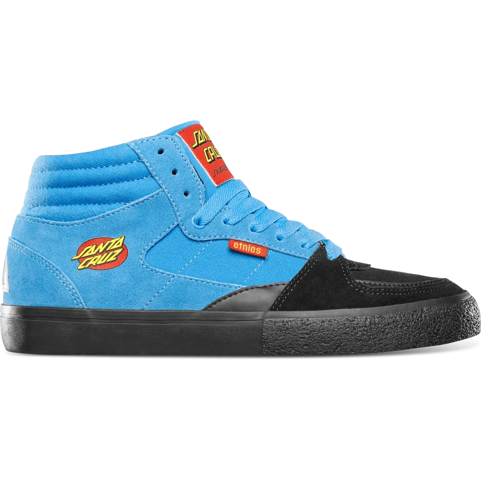 etnies-screw-mid-vulc-x-santa-cruz-chaussures-skate-noir-bleu image 1