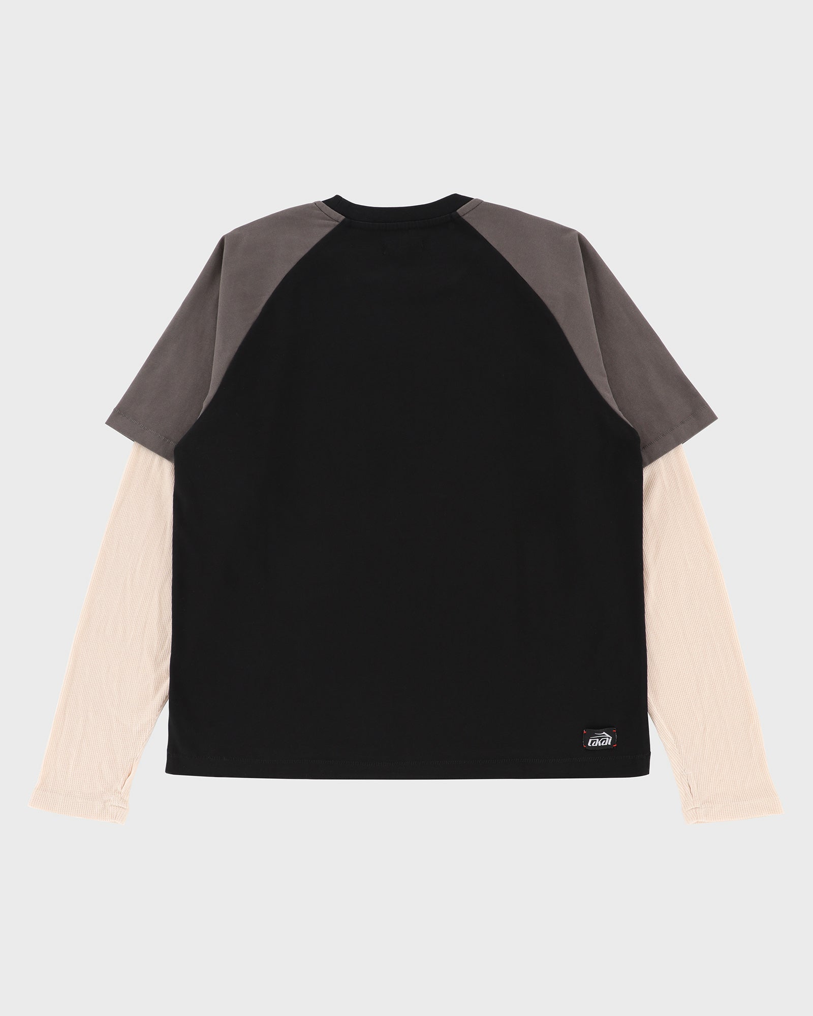 lakai-double-layer-raglan-longsleeve-noir image 3