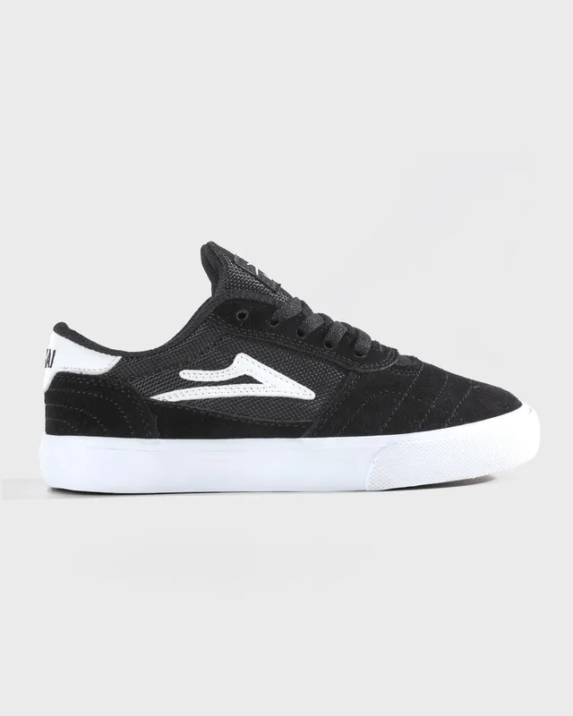 lakai-cambridge-kids-chaussures-skate-enfant-noir-blanc-su-de image 1