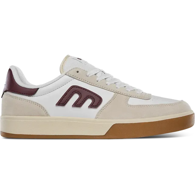etnies-emerson-chaussures-skate-tan-blanc image 1
