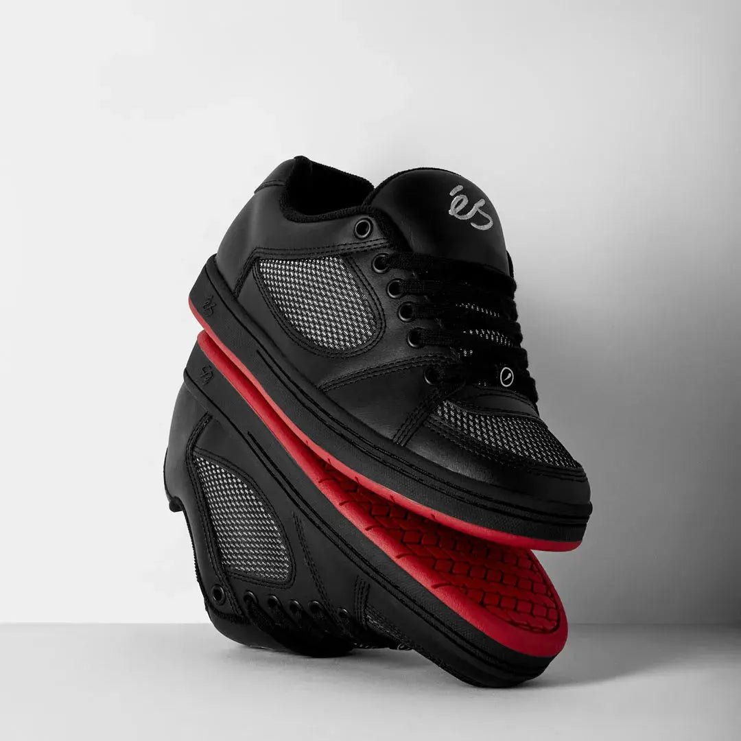 s-accel-chaussures-de-skate-noir-noir-rouge image 2