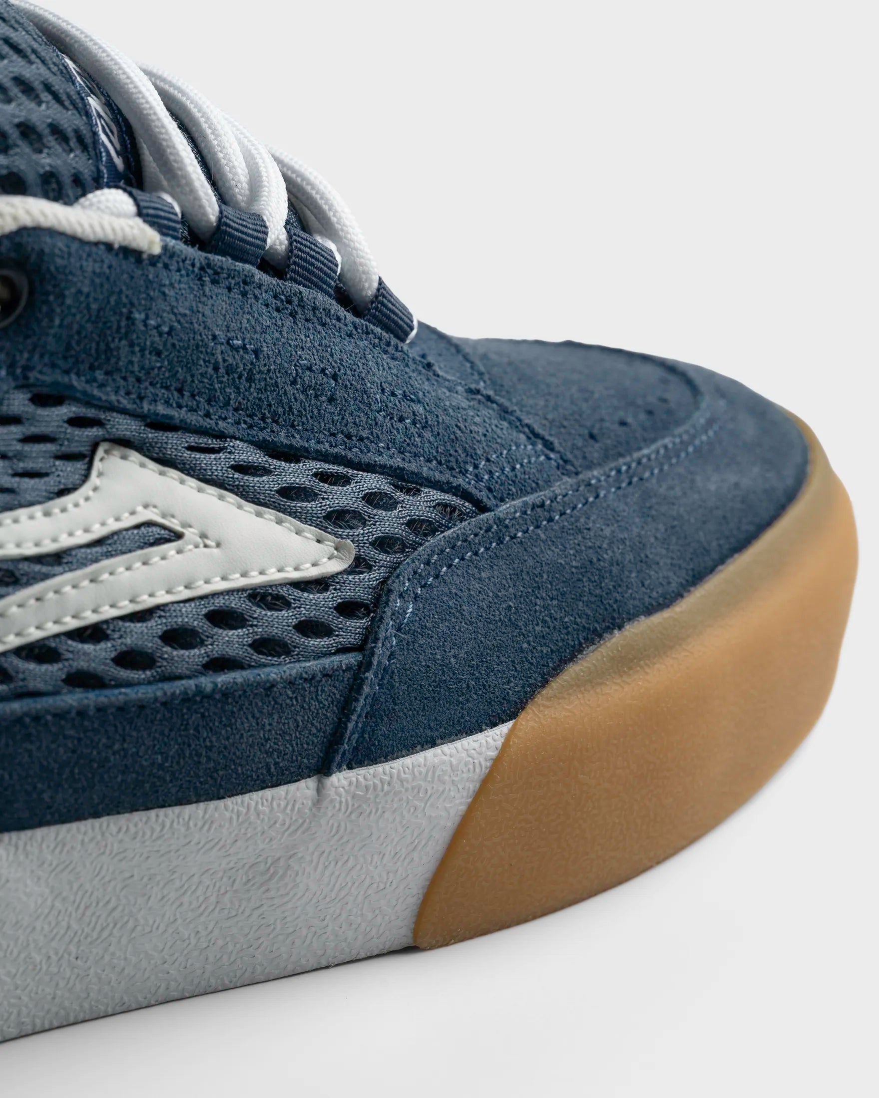 lakai-aran-chaussures-de-skate-navy-suede-white-gum image 4