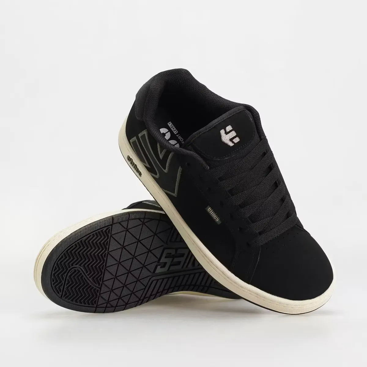 etnies-fader-chaussures-de-skate-noir-vert image 2
