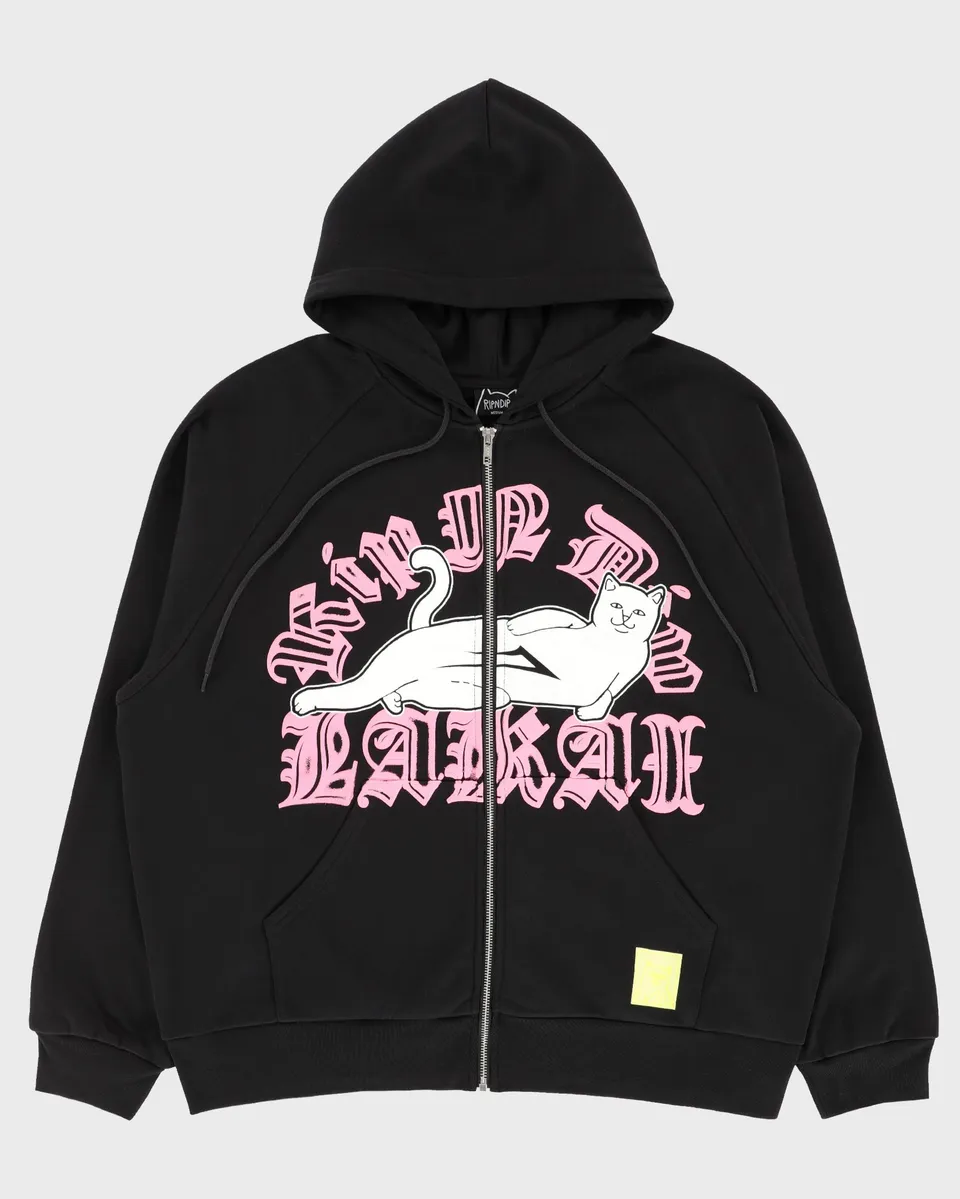 lakai-x-ripndip-zipper-hoodie-sweat-capuche-zipp-noir image 1