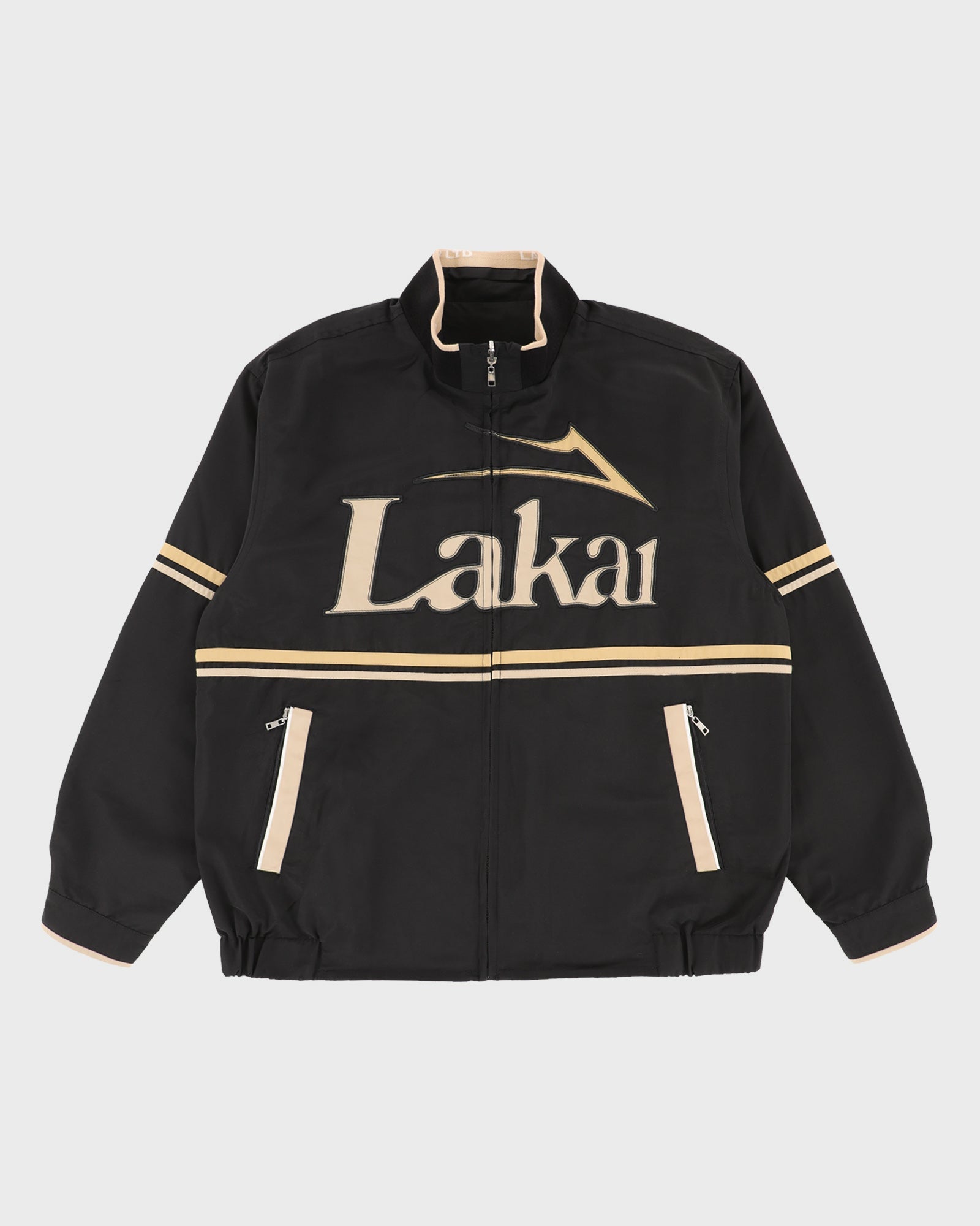 lakai-reversible-track-jacket-veste-r-versible-noire image 1