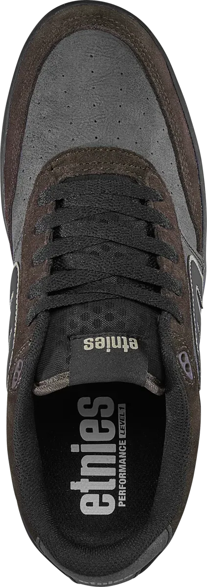 etnies-serin-michelin-chaussure-skate-marron-noir image 2