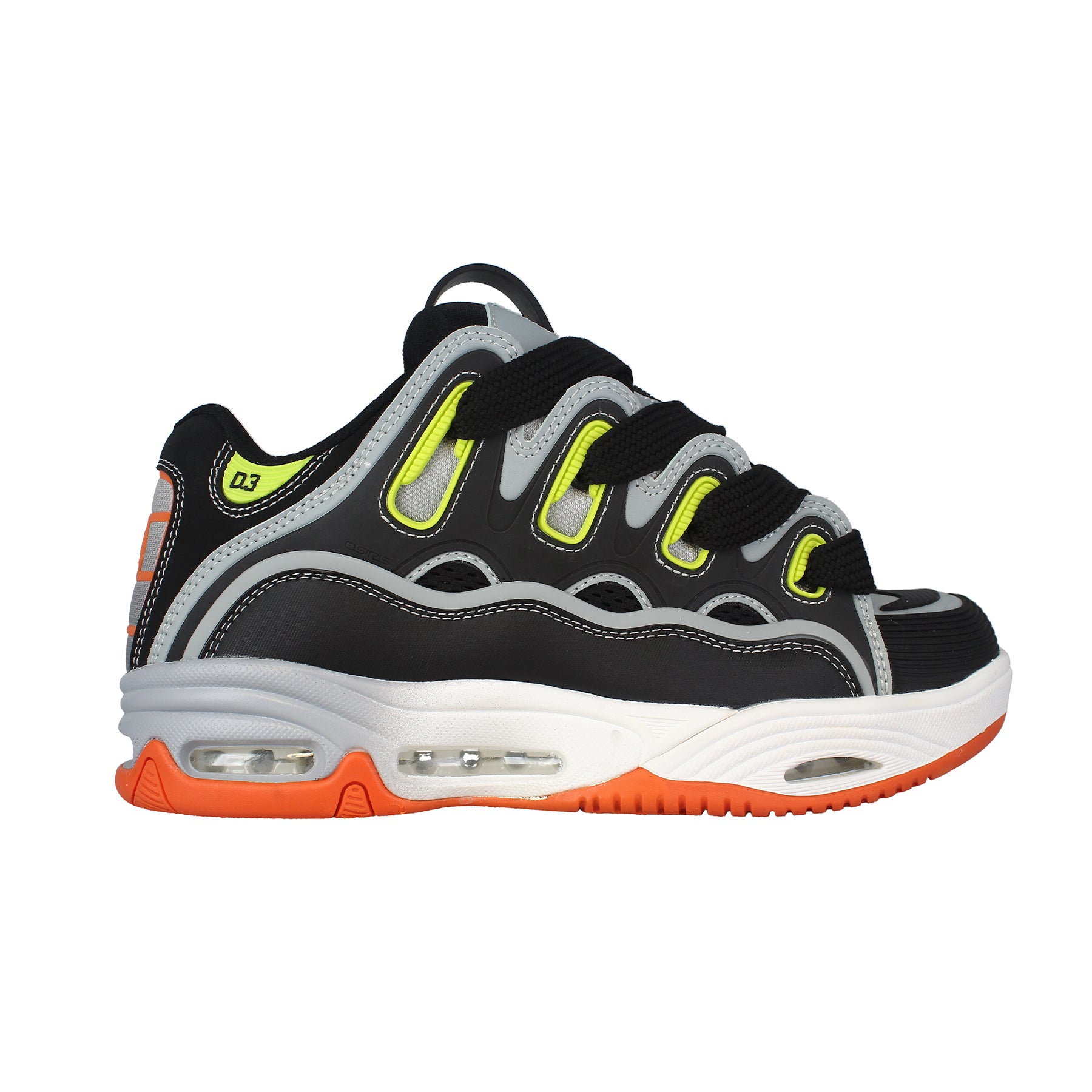 osiris-d3-2001-sneakers-skate-homme-black-grey-orange image 1